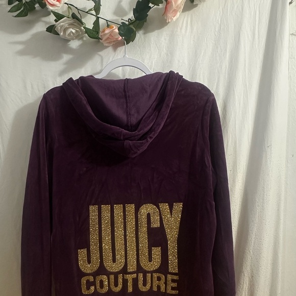 Y2K Juicy Couture Purple Women's Full Zip - Picture 3 of 4